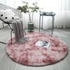 Super Soft Rug, Round Rug for Bedroom, 2X2M Black and White Checkered Round Rug Non-Slip High Pile Cute Soft Fluffy Rug for Bedroom Kids Room