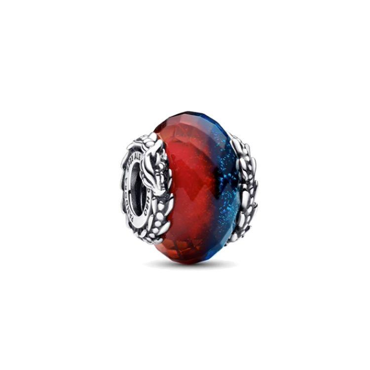 

Pandora Game Of Thrones Series Double Dragon Coiling Ice And Fire 925 Silver Accessories Women Accessories Multicolor 792966C00 Box,F,Multicolor