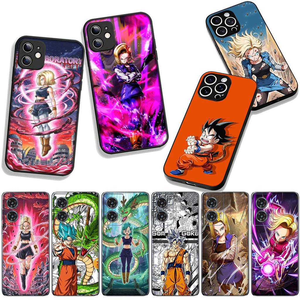 Cover Android 18 Dragon Gokus Ball for Samsung Galaxy A36 A17 A26 A07 A35 A54 A53 A13 A33 A34 S8 S9 S20 S21 FE S10 Plus Case