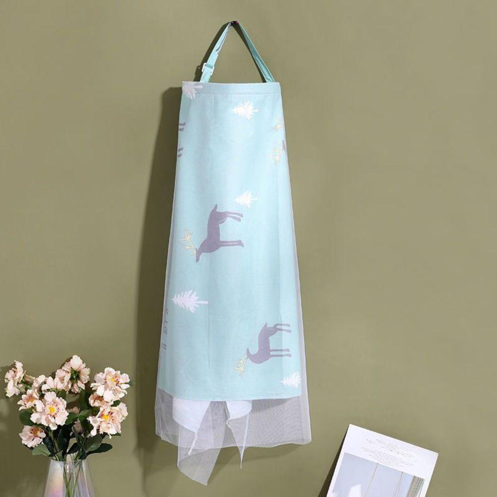 Print Outdoor Nursing Cover Double Layer Baby Stroller Blanket Cute Breastfeeding Cover  Mother