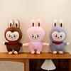 Cartoon Plush Toy & Air Conditioning Blanket - Cute Labbub 2-in-1 Pillow