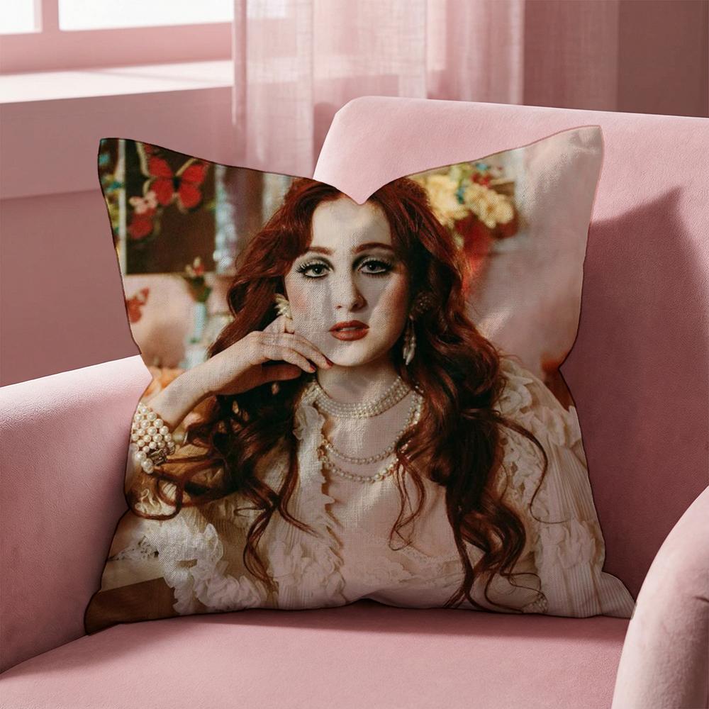 C-Chappell R-Roan Cushion Cover Multi-Scene Pillow Cover for Home & Car - Reversible, Soft & Durable for Daily Use