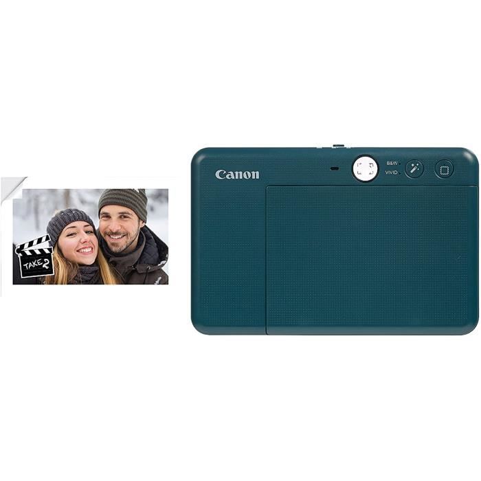 Imprimante instantanée - canon - zoemini s2 - turquoise - 8 mégapixels - bluetooth 5.0
