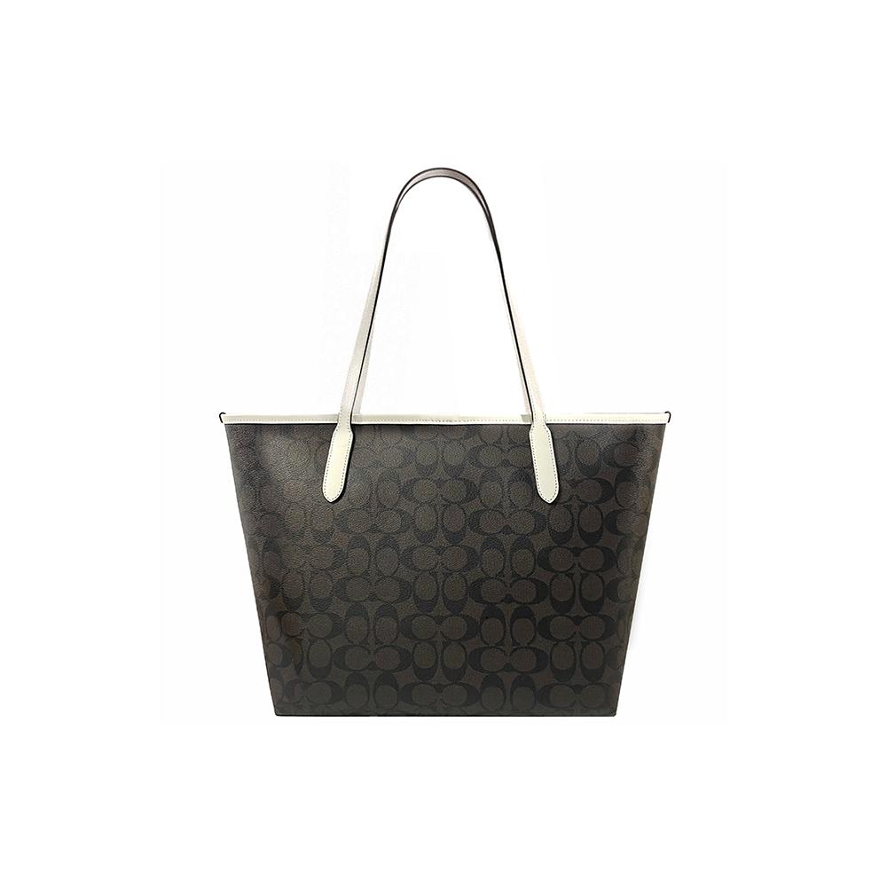 New COACH City Leather Tote Bag, Shopping Bag, Shoulder Bag, Handbag Tubas Women's CB869-IMUOC