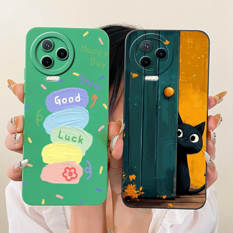 For Infinix Note 12 Pro 4G Case X676B Fashion Cartoon Cute Funny Painted Silicone Bumper For Infinix Note 12 2023 X676C Casing