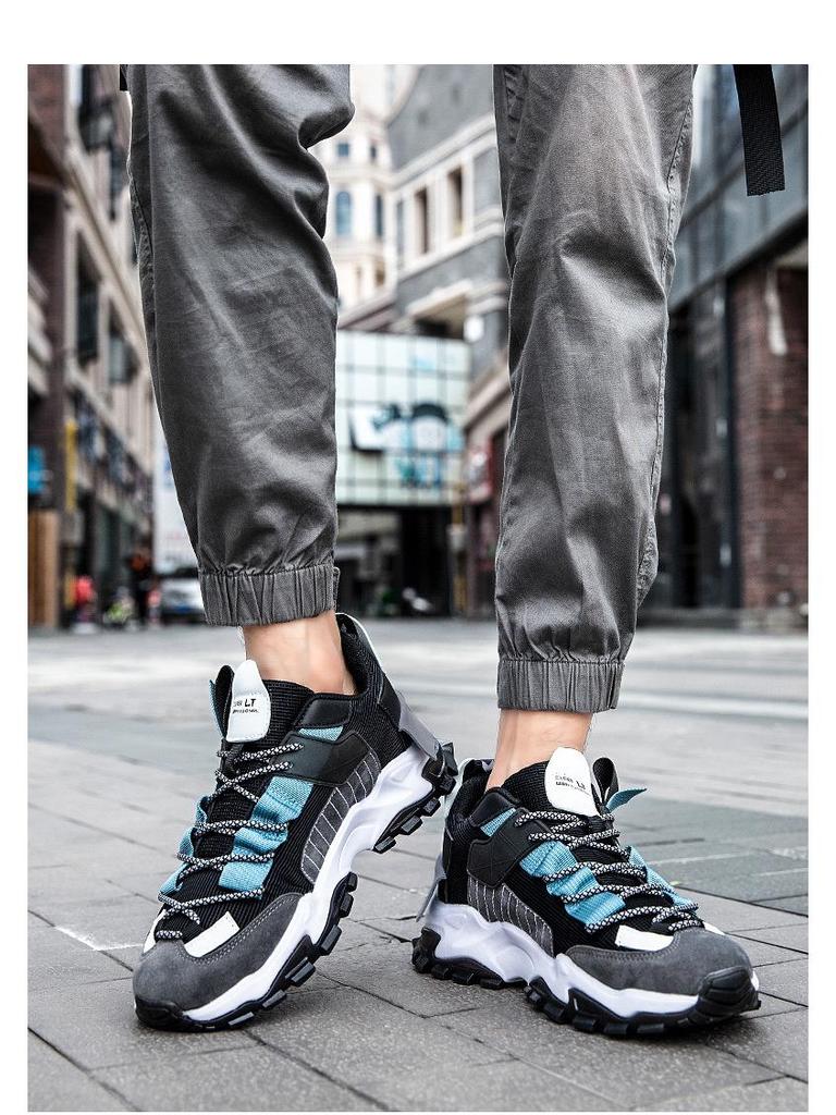 Men's Spring 2024 Casual White Mesh Breathable Sneakers