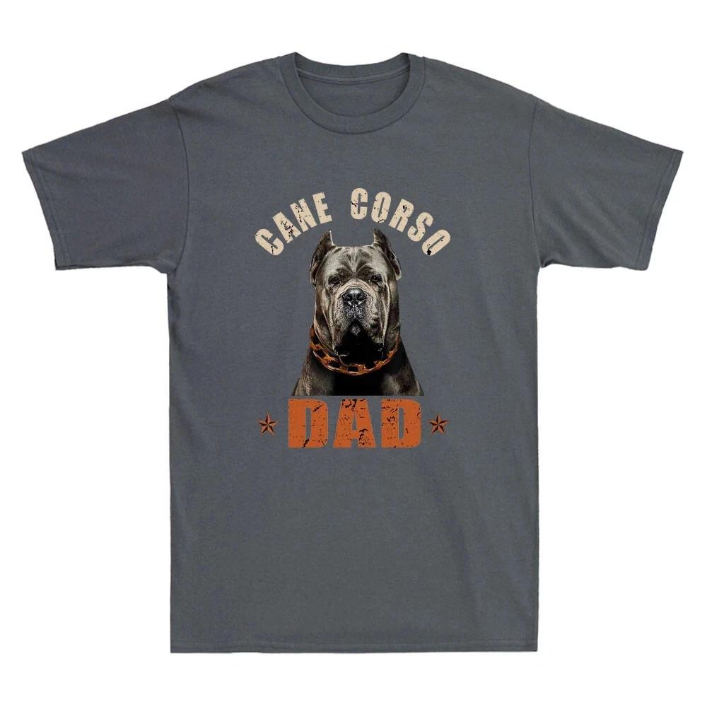 Cane Corso Dad Funny Italian Mastiff Vintage Men’s T-Shirt S