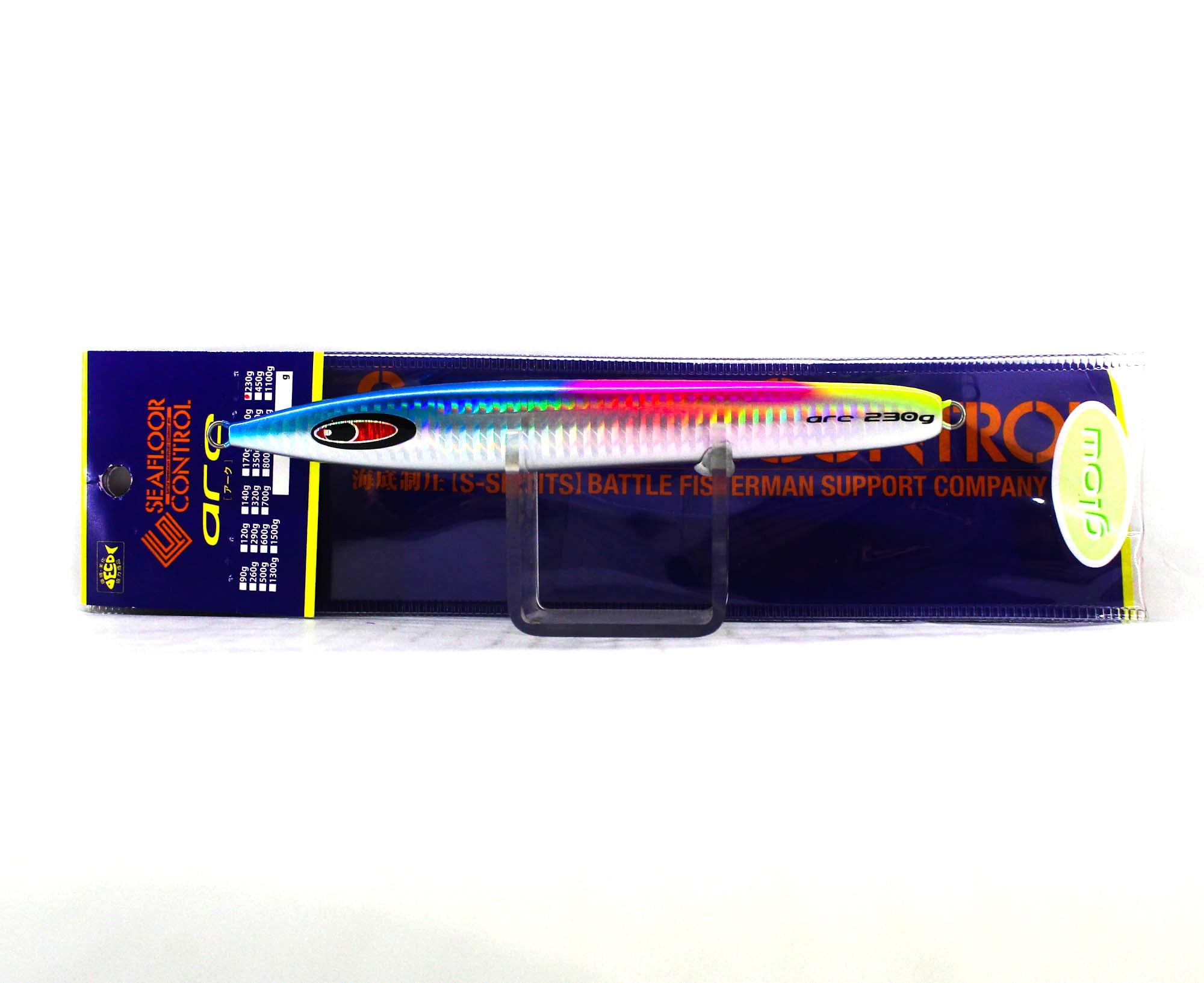 Seafloor Control Metal Jig Arc 230 grams Blue Pink Zebra (5232)