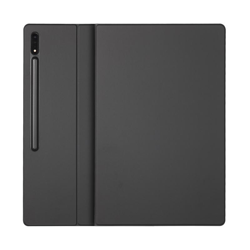 "Magnetic Suction Leather Tablet Case with Pen Slot for Samsung Galaxy Tab S9U"