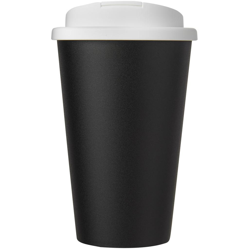 Americano 350 Ml Tumbler with Spill-proof Lid Solid Black
