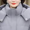 Middle Age Women Winter Long Down Jackets Vintage Plus Size Parkas Hooded Elegant Thick Warm Down Coats Woman Outerwears