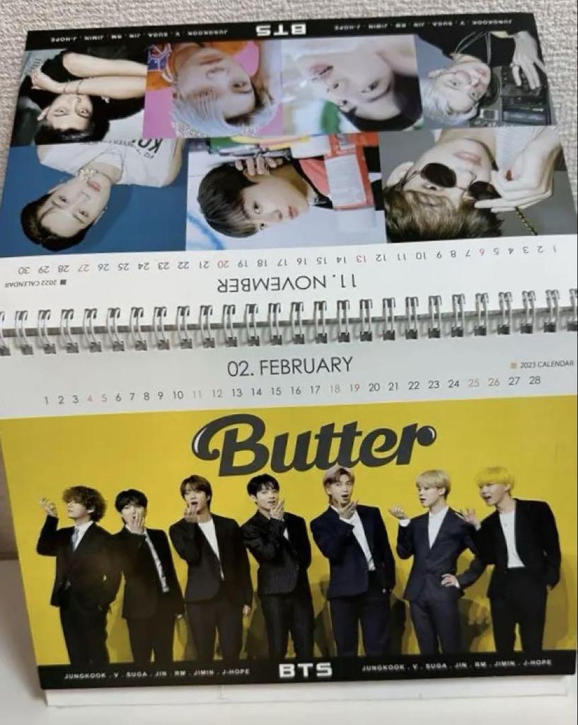 [USED] BTS 2023 Photo Desk Calendar - All Members