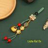 Twelve Zodiac Multi-Function Gold Keychain Pendant