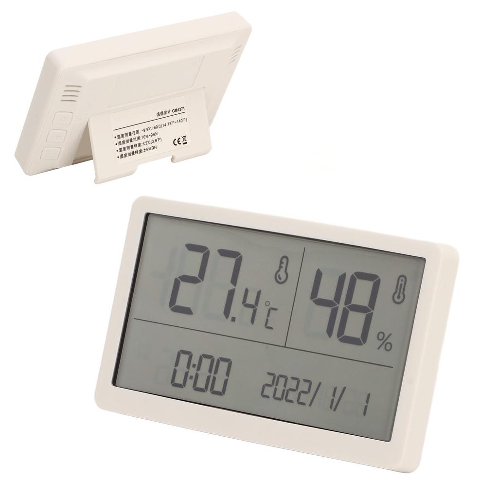 Temperature Humidity Monitor Temp Tester Digital Display Thermometer Hygrometer for Home Room