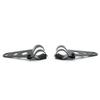 2 Pcs Motorcycle Headlight Bases Black Front Light Mounting Adjustable Bracket Clamp for 35?43mm