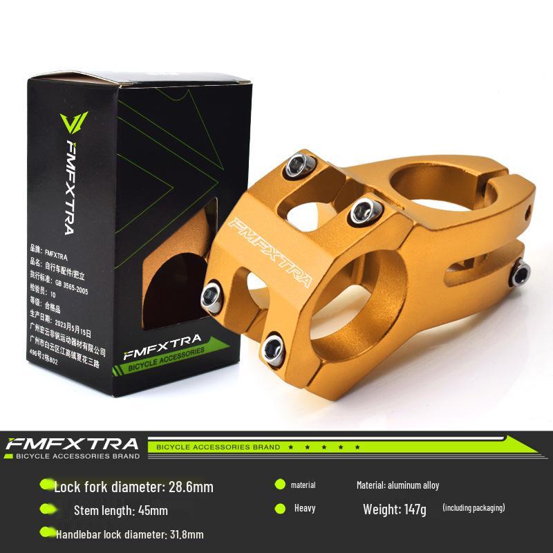 Downhill & Climbing Short Stem, 31.8mm Hollow Head Tube Handlebar Riser Accessory