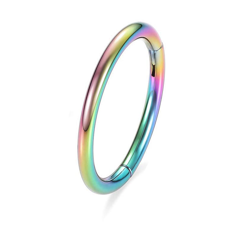 0.8mm 20G Hinged Nose Ring Hoop Septum Hoop Conch Daith Helix Lip Ring Hoops Rook Tragus Ring Cartilage Earring Pirecing Jewelry