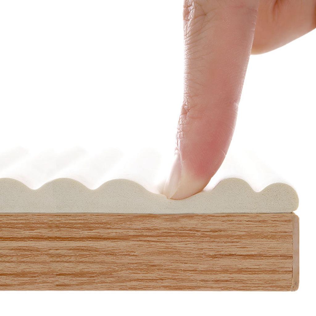 Kids Bumper Strip with Adhesive Backing Furniture Edge Corner Protector NBR Soft Cushioning Safety