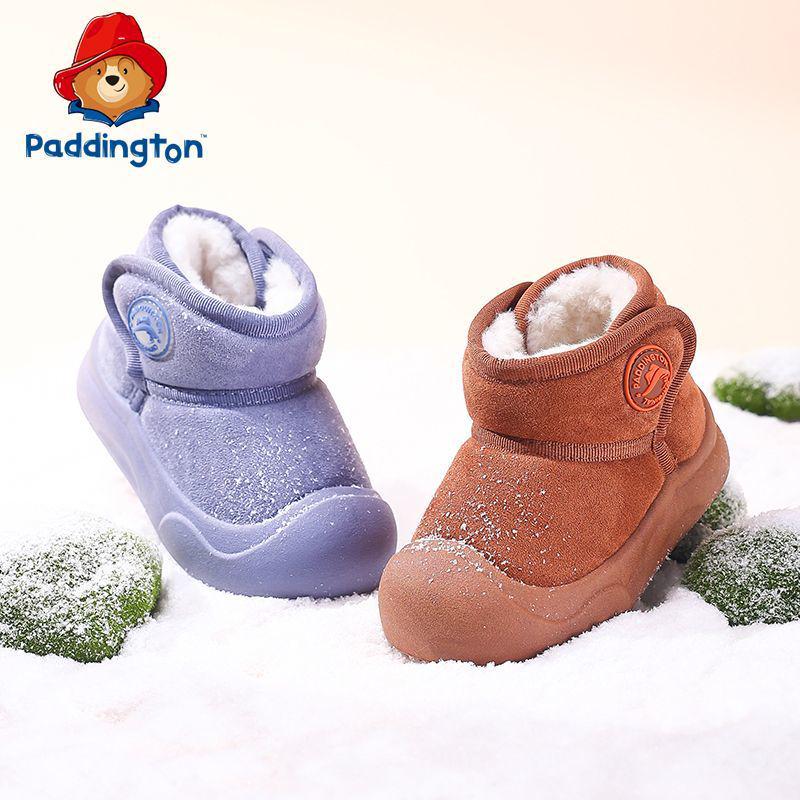 Paddington Bear Kids' Snow Boots - Winter Velvet, Thick Cotton for Infants & Toddlers