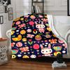 1pc Easter Bunny Print Blanket   Lightweight Flannel Throw Blanket For Sofa, Bed, Living Room, Office, Outdoor Travel, Camping
