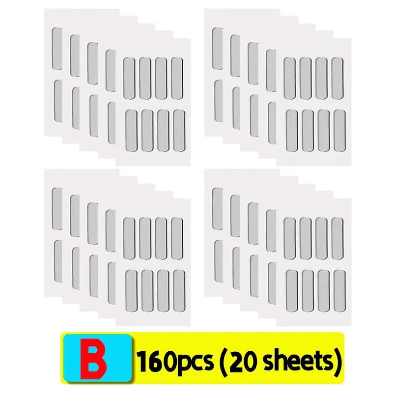 Transparent Self-Adhesive Door Stop Strips Silicone Cabinet Bumpers Furniture Drawer Anti-collision Seal Tape Wall Protector Pad