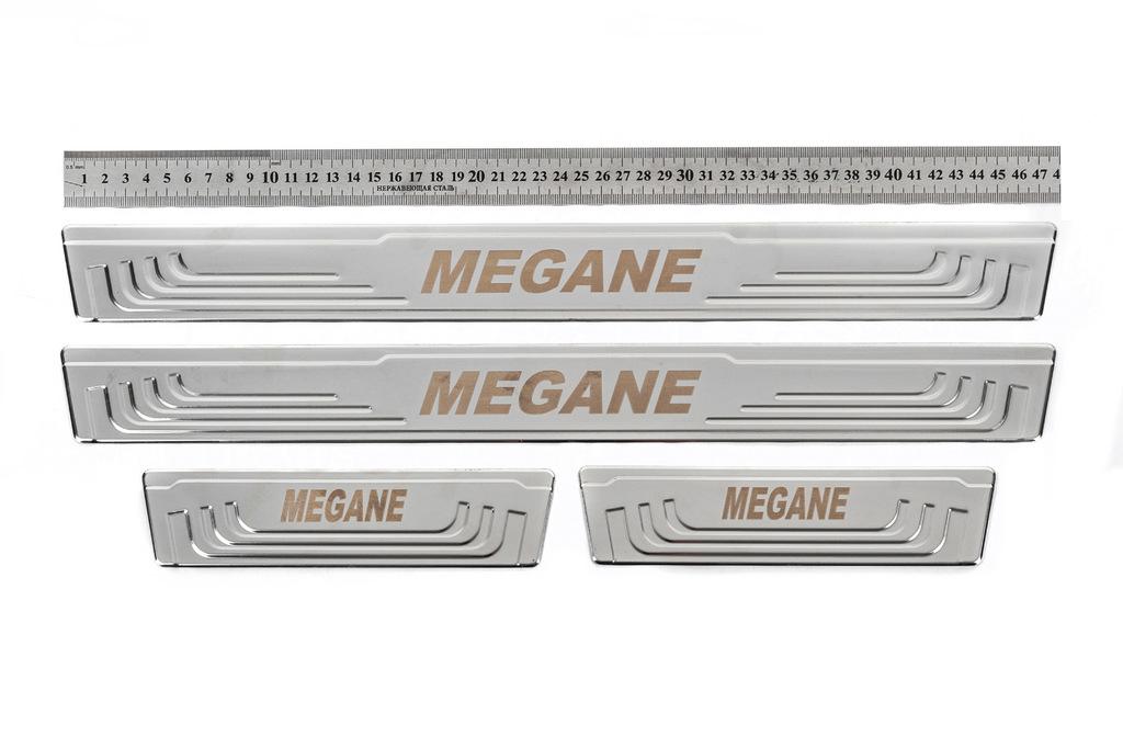 

Universal door sills for Renault Megane V-2 (4 pcs., stainless)
