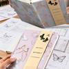 Stickerei Schmetterling Junk Journal 4-in-1 Innenseiten Notizblock Einfacher Planer Büro