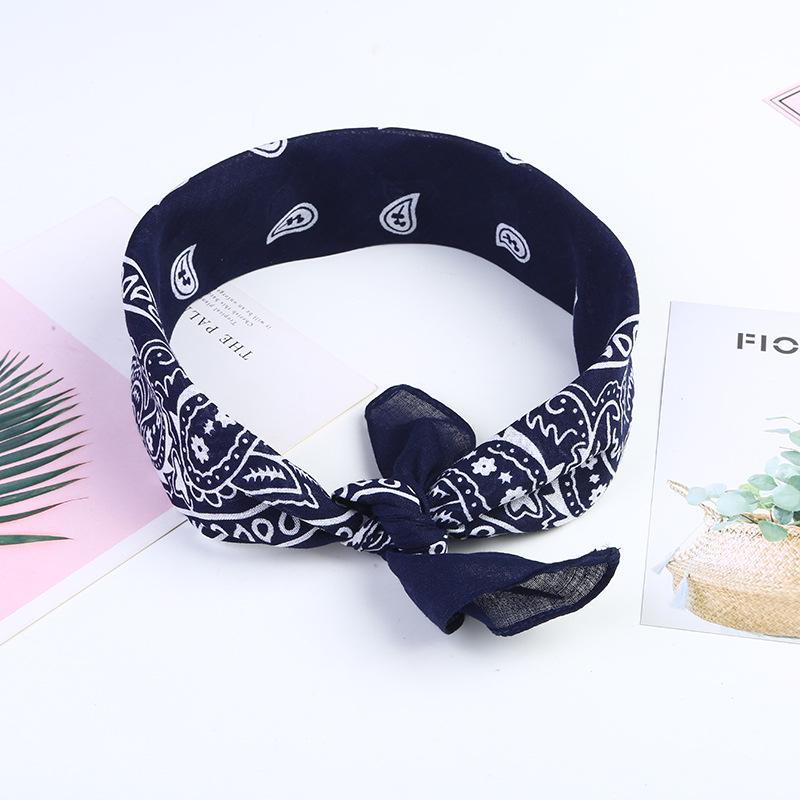 Paisley Cycling Bandana & Hip Hop Headband for Outdoor Sports & Street Dance