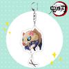 Demon Slayer Acrylic Keychain Tanjiro Nezuko Anime Double Sided Key Ring Accessories for Cosplay Set Gift Fans