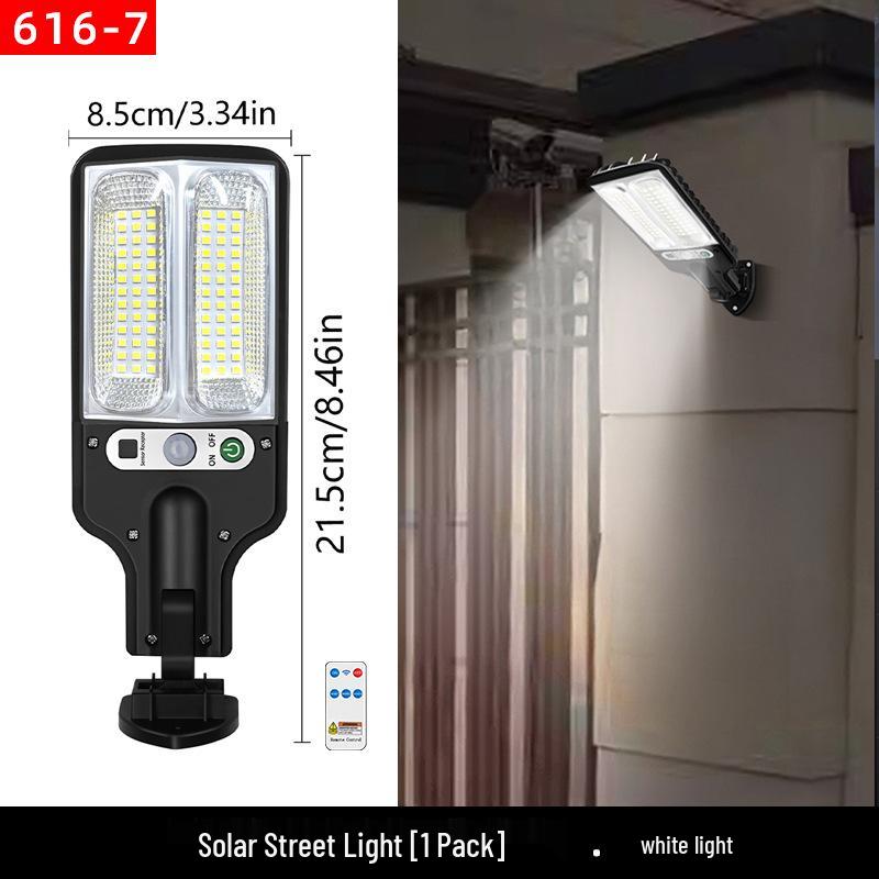 Outdoor Solar Garden Lights with Motion Sensor - LED Wall-Mounted, Ultra-Bright for Home and Street Use