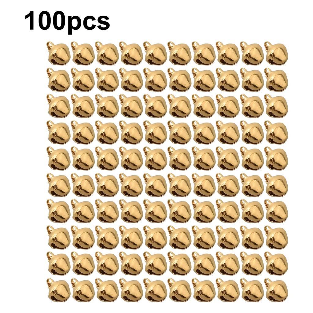 Brand New Durable And Practical High Quality Party Craft Bells Christmas Tree 6mm/8mm/10mm/12mm/14mm Gold Metal