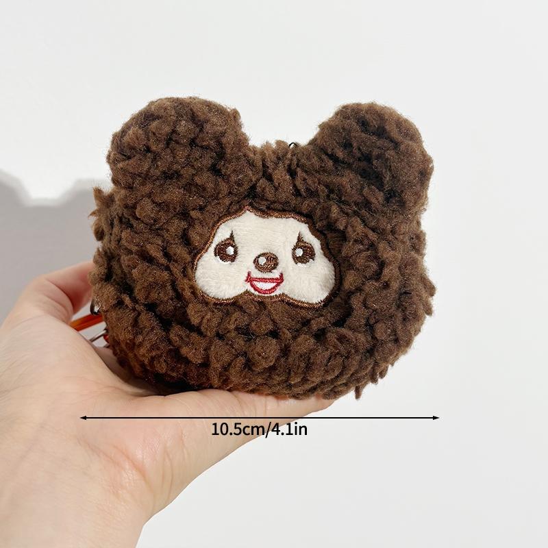 Cute Monchhichi Moneybag Cartoon Monchki Zipper Bag Purse Kawaii Backpack Hanging Keychain Charms Pendant Fans Favor