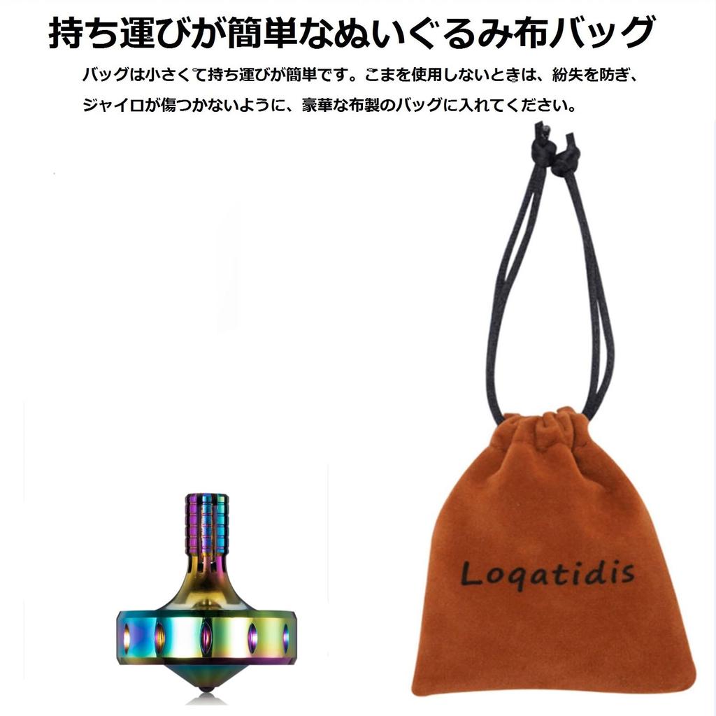 Loqatidis Precision Metal Spinning Long Spin Time and Perfect Easily Over 12 Minutes for an Experienced Portable Stainless Steel EDC Office Desktop