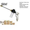 Heavy Duty Car Wash Nozzle High Pressure Hose Nozzle Booster with Foam Cannon Adjustable Spray Bottle Garden Sprayer for Washing Gardening