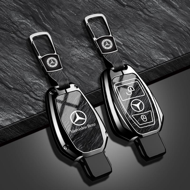 Zinc Alloy Car Key Protector Key Case Cover Shell For Mercedes Benz B C E Class GLS GLA GLK GLC CLA AMG W204 W205 W212 W463 W176
