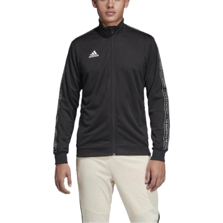 adidas Jackets Men's Black Stand Collar Moderate Other FK9023
