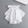 Elegant Pleated Collar Detachable Layered Neck Accessory For Women Men Kids Comfortable Polyester Fashion