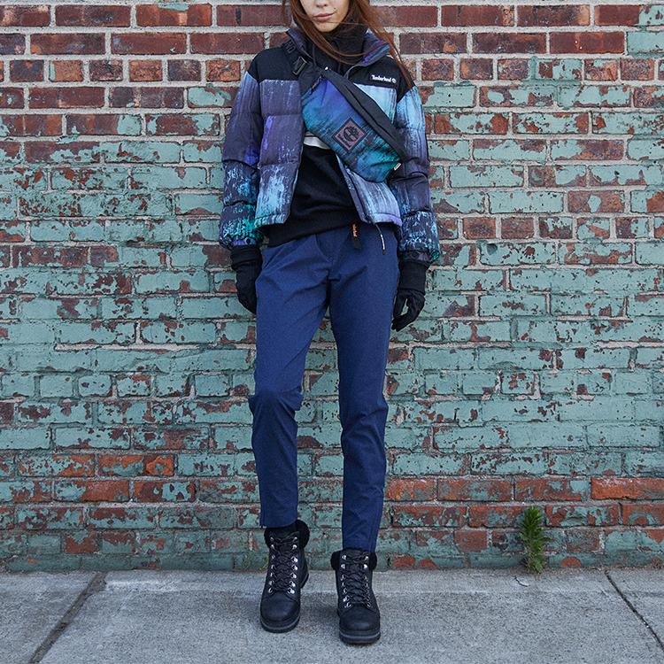 Timberland Casual Sports Warm Insulated Printed Cotton Jacket Women jackets A23PN-CD0