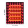 12V Car Electric Heated Blanket Mat For Cold Weather Winter Warm Travel Electric Heated Blanket Mattress For Cars Trucks RVs