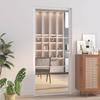 Vidaxl Porta Interna, 93X201,5 Cm, Bianca, Vetro Esg E Alluminio