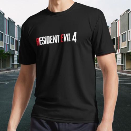 

Resident Evil 4 Logo Remak Logo Active T-Shirt Funny Size S to 5XL 4XL