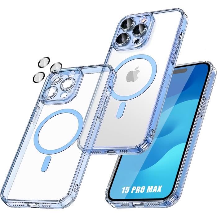 Case - BOOLING - for iPhone 15 Pro Max - Ultra Slim - Shockproof - Tempered Glass