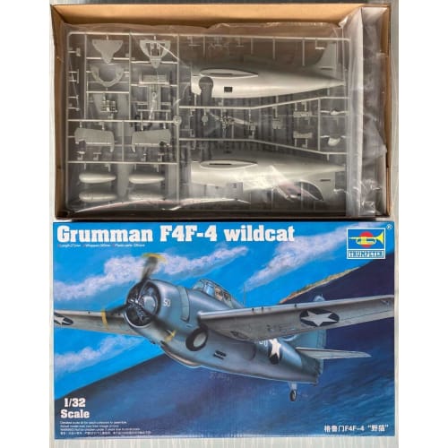 Trumpeter 1/32 Grumman F4F-4 Wildcat [Plastic Model] 02223