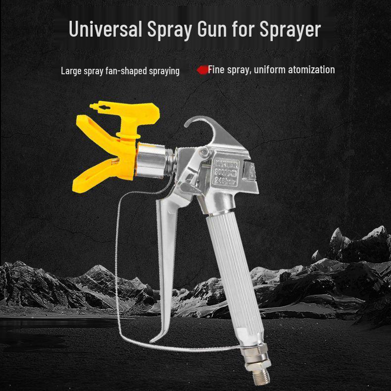 High-Pressure Airless Spray Gun Nozzle for Latex Paint & Putty