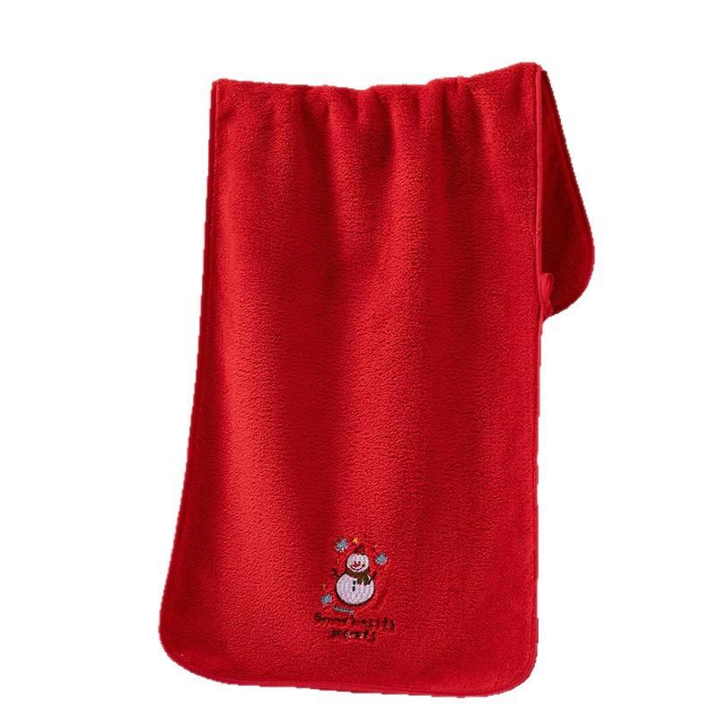 Holiday Festive Absorbent Cleaning Cloths With Embroidered Design For Gift Exchange