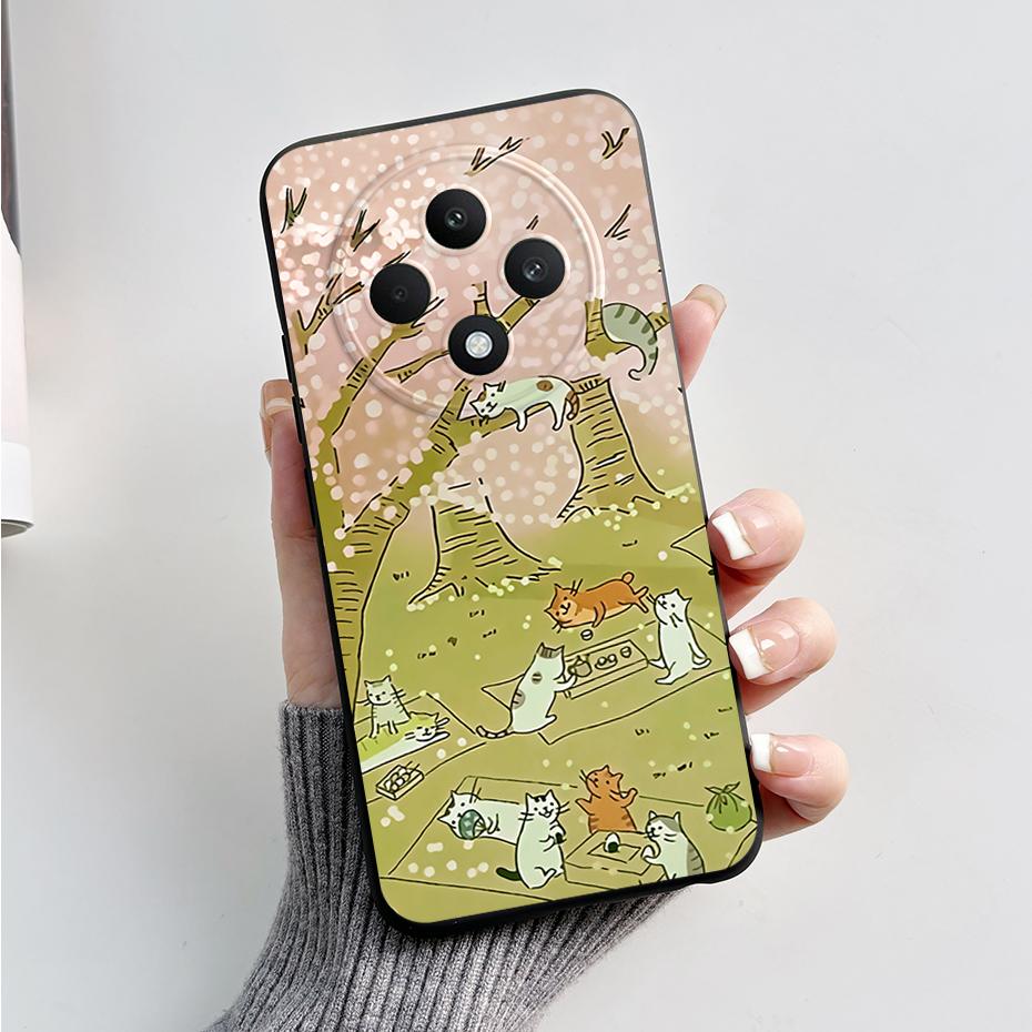 For OPPO Reno 12 FS 5G Case Bear Frog Silicone Soft Phone Cover for Oppo Reno 12 F Cases Reno12 FS Reno12FS 12 F 12F 12FS 4G 5G