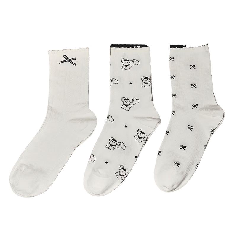 Gukoo Women s Mid-Calf Socks One Size Fits All