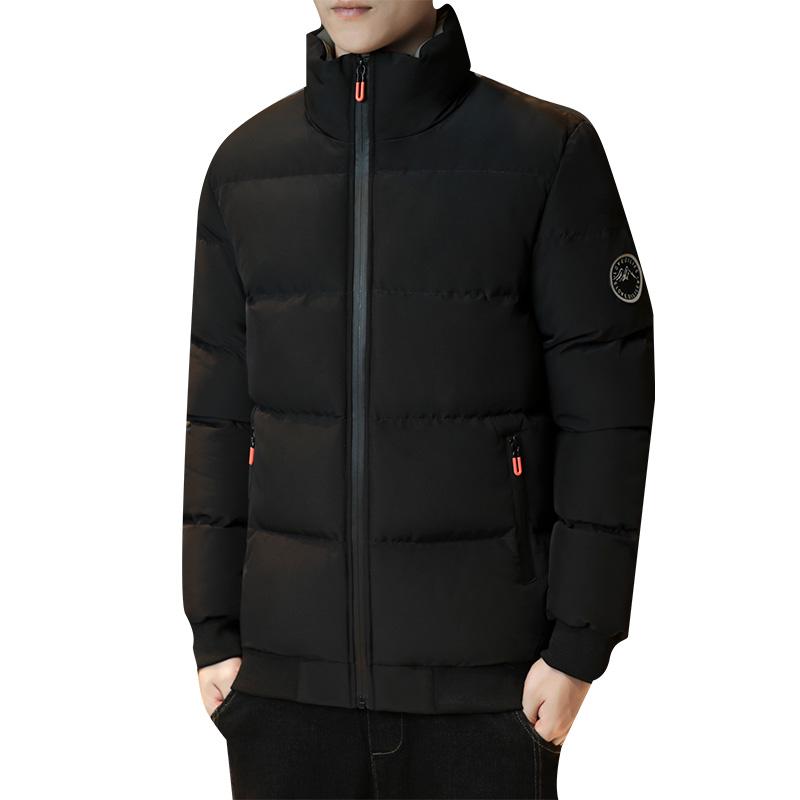 Autumn and Winter Cotton-padded Men's Fashion Warm Cotton-padded Jacket On Cotton-padded Coat Coat