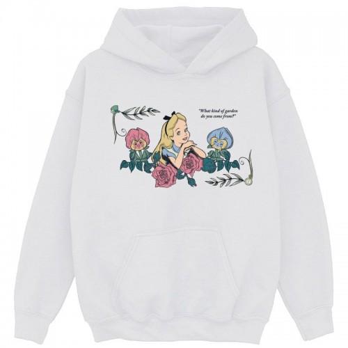 Disney Girls Alice In Wonderland What Kind Of Garden Hoodie