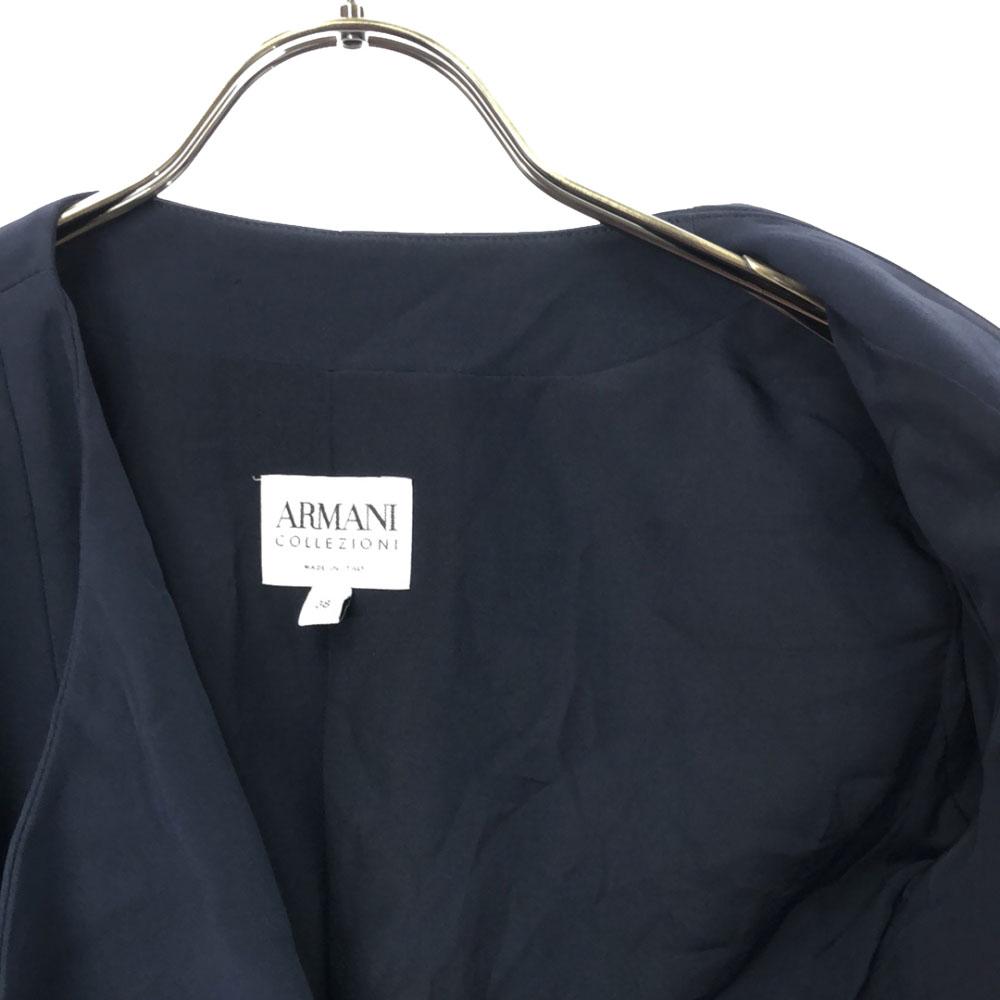 Armani Collezioni Made In Italy No Color Jacket 38 Navy Women Used
